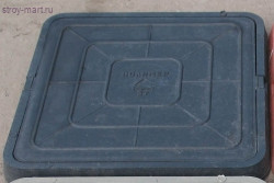 Люк полимер тип С серый/черный 760х100 125кН Сантехкомплект - 004-0043