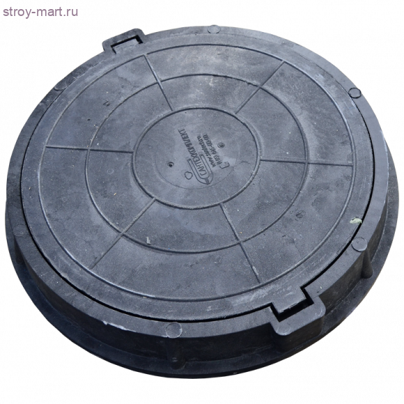 Люк полимер тип С серый/черный 760х100 125кН Сантехкомплект - 004-0043