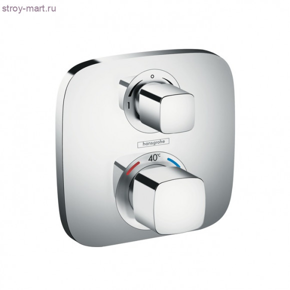 Термостат с запорным/переключающим вентилем Ecostat E, СМ Ecostat E 15708000 Термостат с запорным/переключающим вентилем Ecostat E, СМ Ecostat E 15708000