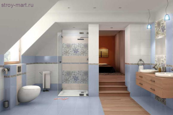 Tirani blue А Декор 25х33,3 Tirani blue А Декор 25х33,3