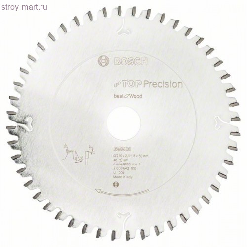 ЦИРКУЛЯРНЫЙ ДИСК 210x30x48T WOOD PRO - 2608642100