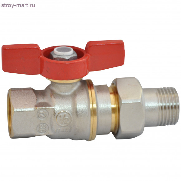 Кран шаровой латунь R919 Ду 15х20 ВР/американка полный проход бабочка переходн Giacomini R919X004 Кран шаровой латунь R919 Ду 15х20 ВР/американка полный проход бабочка переходн Giacomini R919X004