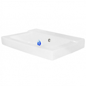 Умывальник Орион белый квадрат 1 отверстие 2 величины б/комплекта Santeri - 4606034156483 Умывальник Орион белый квадрат 1 отверстие 2 величины б/комплекта Santeri - 4606034156483