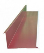 Фартук примыкания (угловой) S4, L-2 м, PE 04, RAL 8017 коричневый - С-000098649