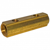 Коллектор латунь Ду 1 1/4х1/2 ВР на 6 выходов Giacomini R551Y086 Коллектор латунь Ду 1 1/4х1/2 ВР на 6 выходов Giacomini R551Y086