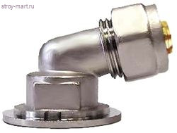 Водорозетка МП латунь Faro Дн 16х1/2 ВР обжим STC 6460 никель - 4606034040522 Водорозетка МП латунь Faro Дн 16х1/2 ВР обжим STC 6460 никель - 4606034040522