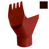 Grandline, Воронка желоба, 150/100 мм, RAL 8017 - С-000084432 Grandline, Воронка желоба, 150/100 мм, RAL 8017 - С-000084432