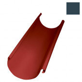 Grandline, Желоб полукруглый, 125 мм, 3 м, RAL 7024 серый - С-000103622 Grandline, Желоб полукруглый, 125 мм, 3 м, RAL 7024 серый - С-000103622