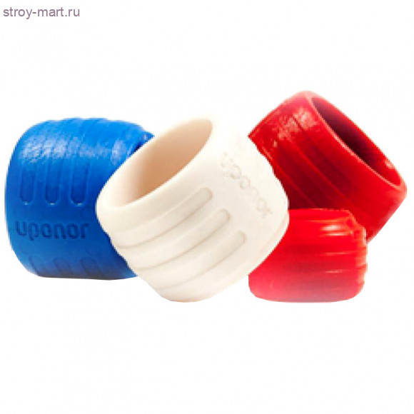 Кольцо для труб PE-X белый Дн 25 с упором Uponor 1042840 Кольцо для труб PE-X белый Дн 25 с упором Uponor 1042840