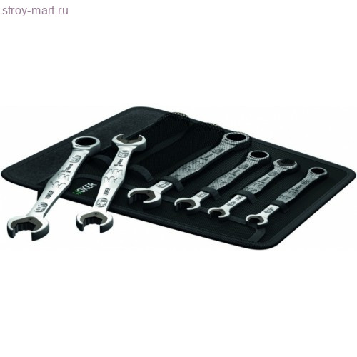Набор двусторонних рожковых и комбинированных ключей с храповым механизмом Joker - WE-020022 Набор двусторонних рожковых и комбинированных ключей с храповым механизмом Joker - WE-020022