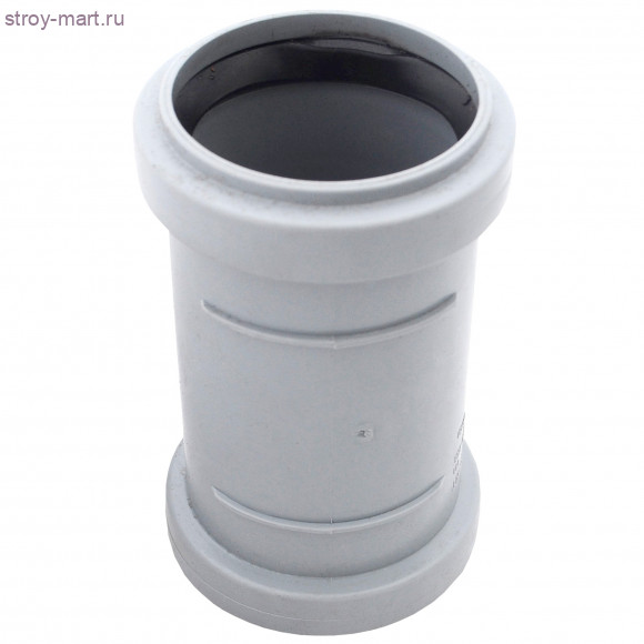 Муфта PP-H серый надвижн Дн 110 б/нап в комплекте Россия - 4606034143124 Муфта PP-H серый надвижн Дн 110 б/нап в комплекте Россия - 4606034143124