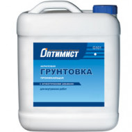 Грунтовка для внутренних работ «Оптимист G101» проникающая /синяя этикетка/.10л. (60 шт/уп.) - С-000010769 Грунтовка для внутренних работ «Оптимист G101» проникающая /синяя этикетка/.10л. (60 шт/уп.) - С-000010769