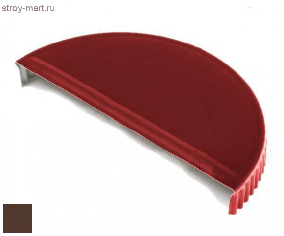 Заглушка конька РЕ МА, (цвет 384) - С-000049096 Заглушка конька РЕ МА, (цвет 384) - С-000049096