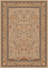 Devos Caby Ковер Isphahan 77806 Ivory 1,85х2,75 м