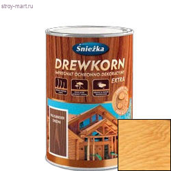 Антисептик «Drewkorn» сосна 0,9 л. (8 шт/уп.) / Sniezka - С-000084770 Антисептик «Drewkorn» сосна 0,9 л. (8 шт/уп.) / Sniezka - С-000084770