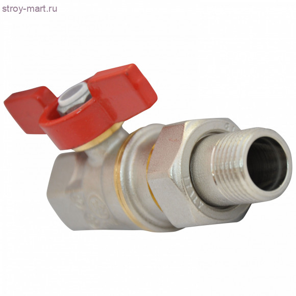 Кран шаровой латунь R919 Ду 25х32 ВР/американка полный проход бабочка Giacomini R919X008 Кран шаровой латунь R919 Ду 25х32 ВР/американка полный проход бабочка Giacomini R919X008