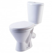 Унитаз-компакт Элегант хром белый косой выпуск в/комплекте Кировская Керамика - 023-0605 Унитаз-компакт Элегант хром белый косой выпуск в/комплекте Кировская Керамика - 023-0605