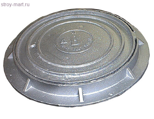 Люк чугунный легкий для смотровых колодцев (тип 'Л') - Л'(В) Люк чугунный легкий для смотровых колодцев (тип 'Л') - Л'(В)