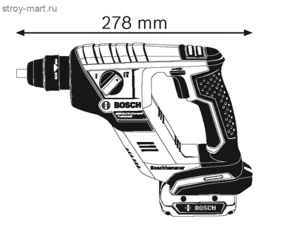Аккумуляторный перфоратор Bosch GBH 18 V-LI Compact Professional - 611905300 Аккумуляторный перфоратор Bosch GBH 18 V-LI Compact Professional - 611905300