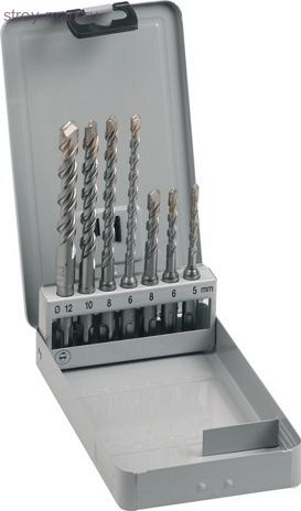 Набор 7шт,буры SDS+,ф5\6\8х110мм-ф6\8\10\12х160мм,NEMESSIS - B-12027