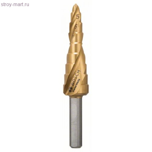СТУПЕНЧАТОЕ СВЕРЛО HSS-TIN 4-12 MМ - 2608597525 СТУПЕНЧАТОЕ СВЕРЛО HSS-TIN 4-12 MМ - 2608597525