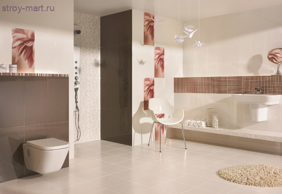 Sorenta bianco kwiaty C Декор 30x60 Sorenta bianco kwiaty C Декор 30x60