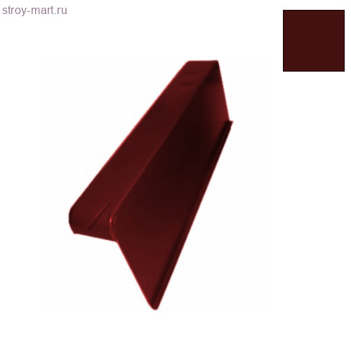 Боковая облегченная черепица, алюм вишня - С-000115948 Боковая облегченная черепица, алюм вишня - С-000115948