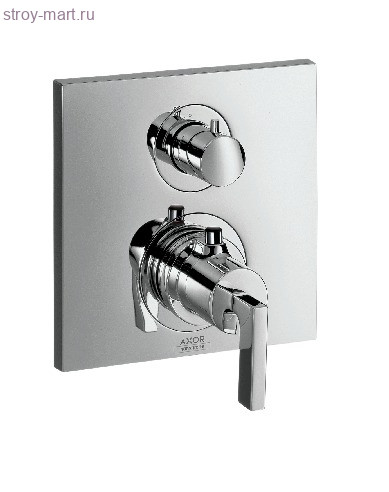 Термостат с запорным/переключающим вентилем, с рычаговой рукояткой, СМ Axor Citterio 39720000 Термостат с запорным/переключающим вентилем, с рычаговой рукояткой, СМ Axor Citterio 39720000