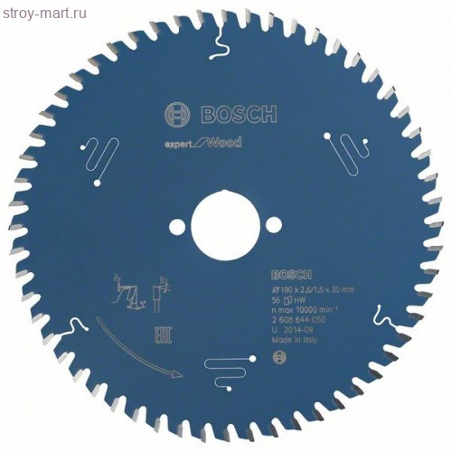 Цирк диск Expert for Wood 190x30x2.6/1.6x56T - 2608644050