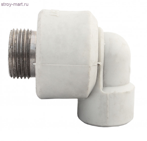 Угольник PP-R серый Дн 32х3/4 НР Firat - 4606034033197