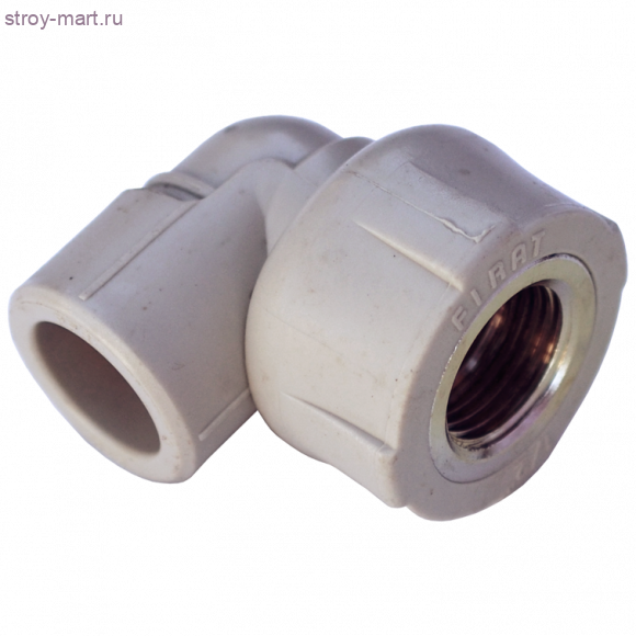 Угольник PP-R серый Дн 32х3/4 НР Firat - 4606034033197