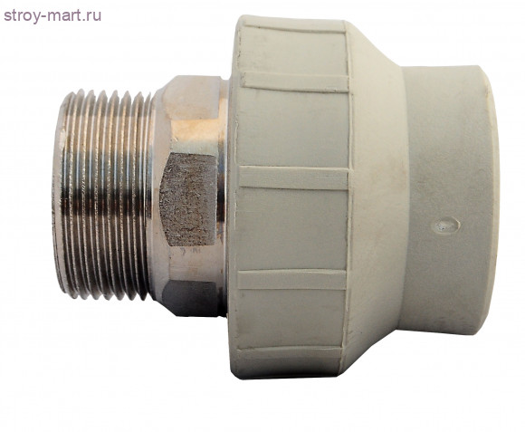 Муфта PP-R комбинированн под ключ серый Дн 40х1 1/4 НР Firat - 4606034032978 Муфта PP-R комбинированн под ключ серый Дн 40х1 1/4 НР Firat - 4606034032978