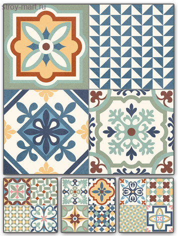 Heritage mix Декор (микс из 4х плиток) 33,15x33,15 Heritage mix Декор (микс из 4х плиток) 33,15x33,15