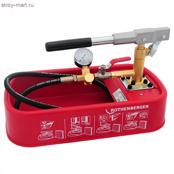 Насос ручной RP-30 для опрессовки Rothenberger 6.1130 Насос ручной RP-30 для опрессовки Rothenberger 6.1130