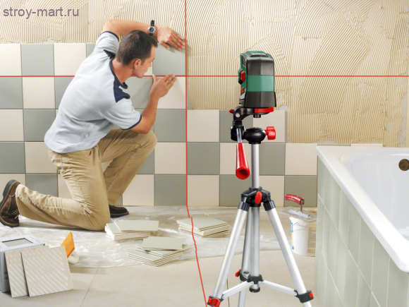 Лазер с перекрёстными лучами с функцией отвеса Bosch PCL 20 Set 603008221