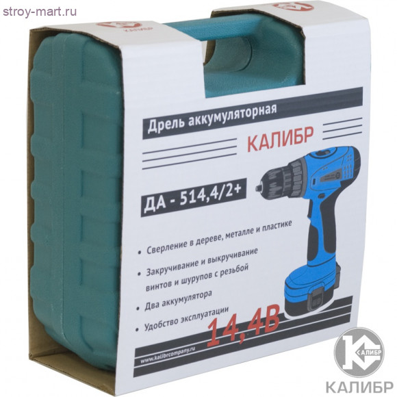 Акк. дрель NEW "Калибр ДА-514,4/2+" Акк. дрель NEW "Калибр ДА-514,4/2+"