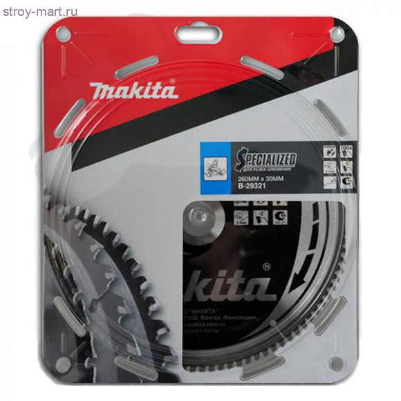 Диск пильный,ф260х30\15.88х2.3мм,100зуб,д\алюминия - B-29321