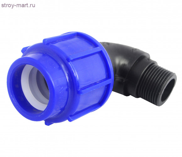 Угольник ПЭ Дн 20x3/4 НР нап компресс - 4606034144695 Угольник ПЭ Дн 20x3/4 НР нап компресс - 4606034144695