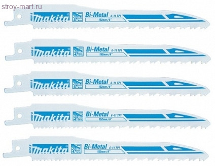 Пилки д\ножовки,5шт,BIM,152мм,2.3-4.2мм,унив - B-05044