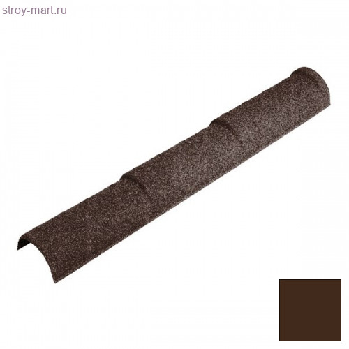 Конек полукруглый тройной Decra Classic/Roman L=1225 (1150*) мм Тик - С-000113384 Конек полукруглый тройной Decra Classic/Roman L=1225 (1150*) мм Тик - С-000113384