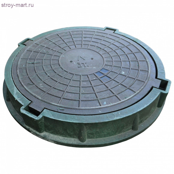 Люк полимер тип Л зелёный 730х60 15кН Сантехкомплект - 4606034138816
