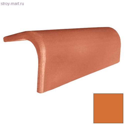Браас Франкфуртская боковая универсальная цементно-песчаная черепица красный (3 шт/м.п.) - С-000116120 Браас Франкфуртская боковая универсальная цементно-песчаная черепица красный (3 шт/м.п.) - С-000116120