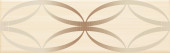 Decor circular berna crema Декор 25x75 Decor circular berna crema Декор 25x75