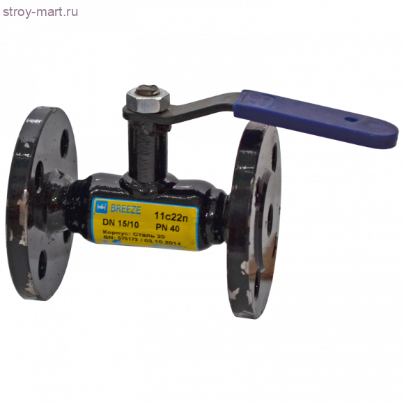 Кран шаровой сталь 11с22п Ду 15 фл Ру40 Breeze - 007-6573 Кран шаровой сталь 11с22п Ду 15 фл Ру40 Breeze - 007-6573