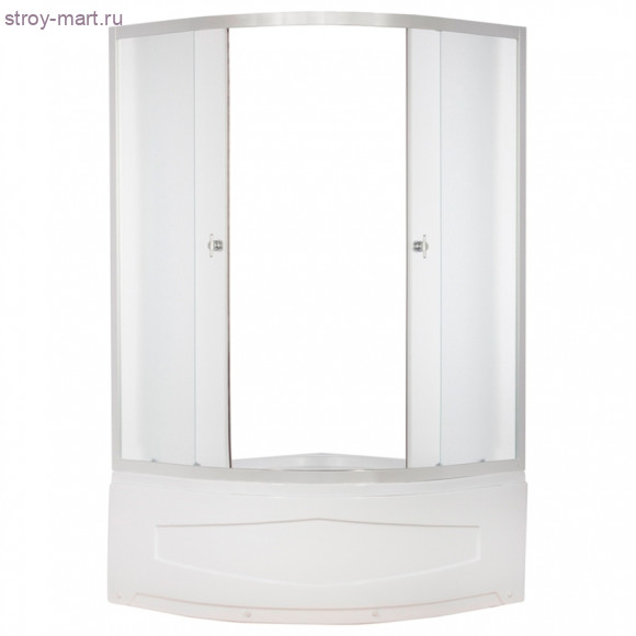 Кабина душевая мат/стекло полукруг 900х900х1950мм низ/под 4-х стенная без крыши Неосан ER0509-C3