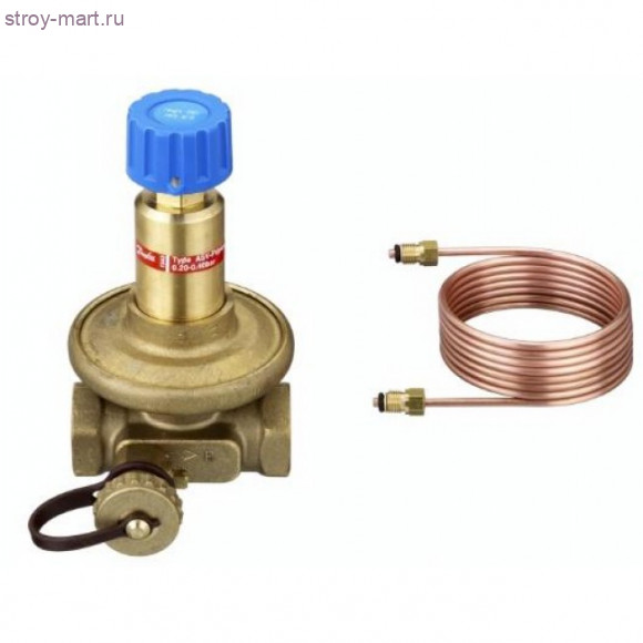 Клапан балансировочный автоматический (регулятор перепада давления) муфтовый латунный DANFOSS - 003L7603 ASV-PV Ду25 Клапан балансировочный автоматический (регулятор перепада давления) муфтовый латунный DANFOSS - 003L7603 ASV-PV Ду25