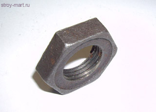 Контргайка чугунная ГОСТ 8961-75 - Ду40 CDAB0112A20005 Контргайка чугунная ГОСТ 8961-75 - Ду40 CDAB0112A20005