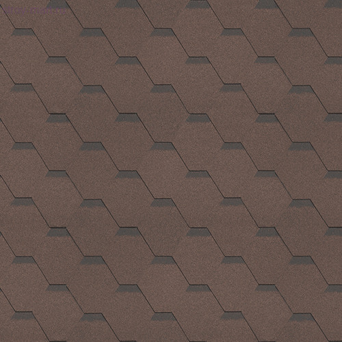Кровельная плитка Шинглас Ультра Самба «Коричневый» (3 кв. м в уп.) - С-000111588