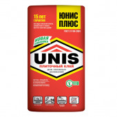 «Юнис Плюс» (Плиточный клей усиленный), 25 кг (48 шт/под) - С-000014283 «Юнис Плюс» (Плиточный клей усиленный), 25 кг (48 шт/под) - С-000014283