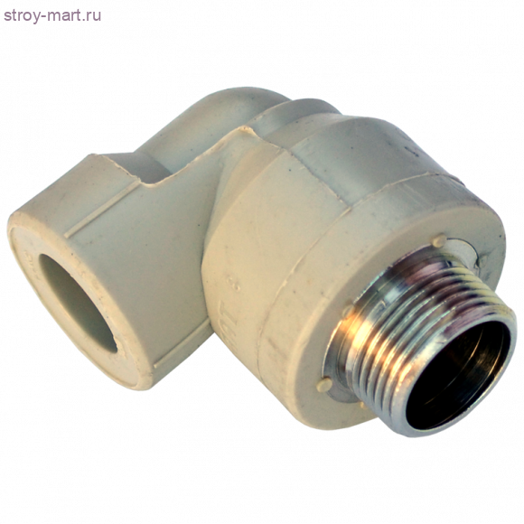 Угольник PP-R серый Дн 32х1 НР под ключ Firat - 4606034033210